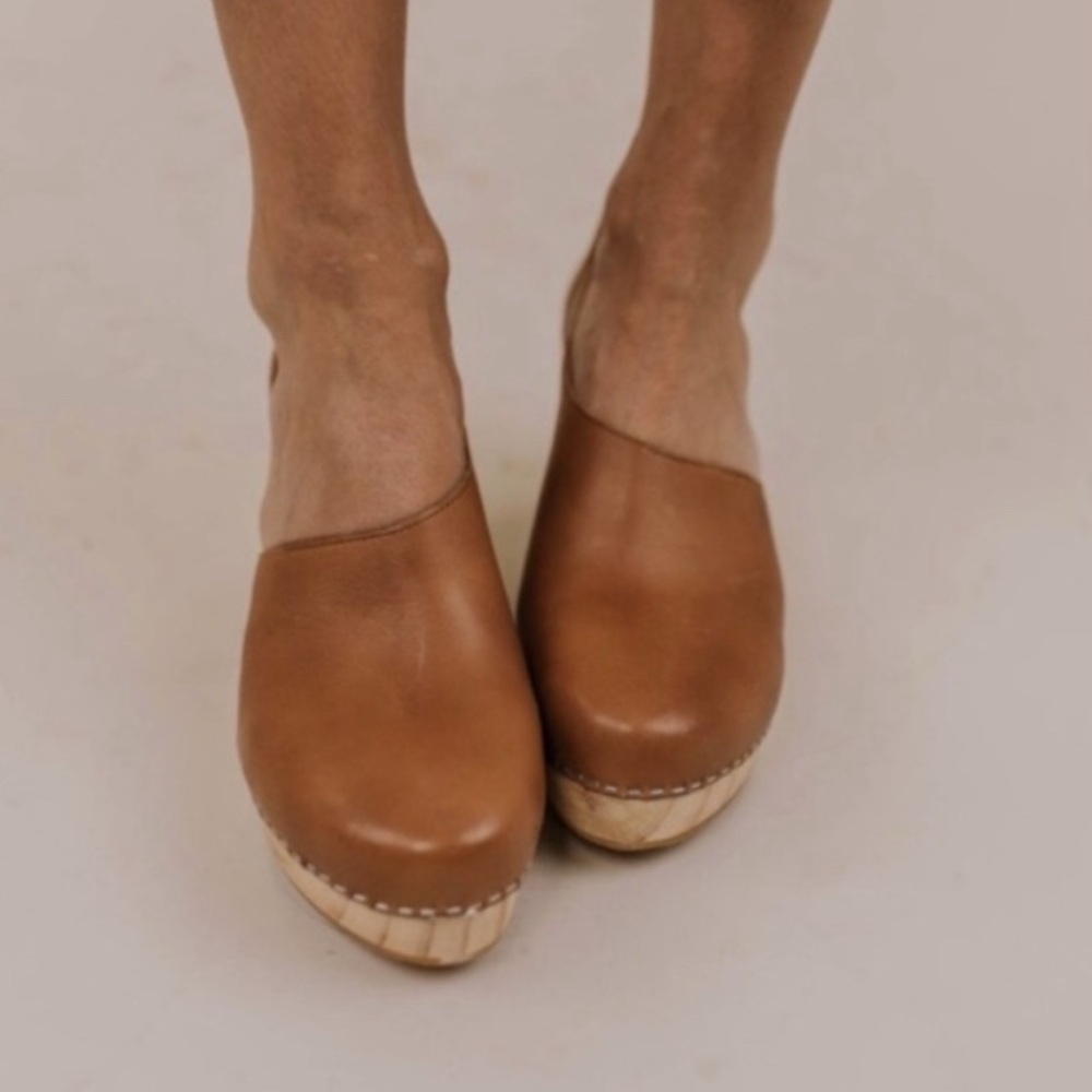 Free People Brown Monroe Clog